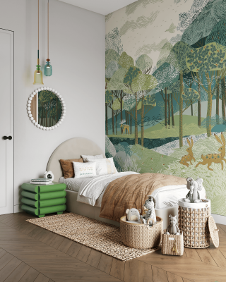 Ремонт кухни и детской с мебелью и материалами от компании Domeo