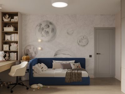Ремонт детской 12 кв м от компании Domeo