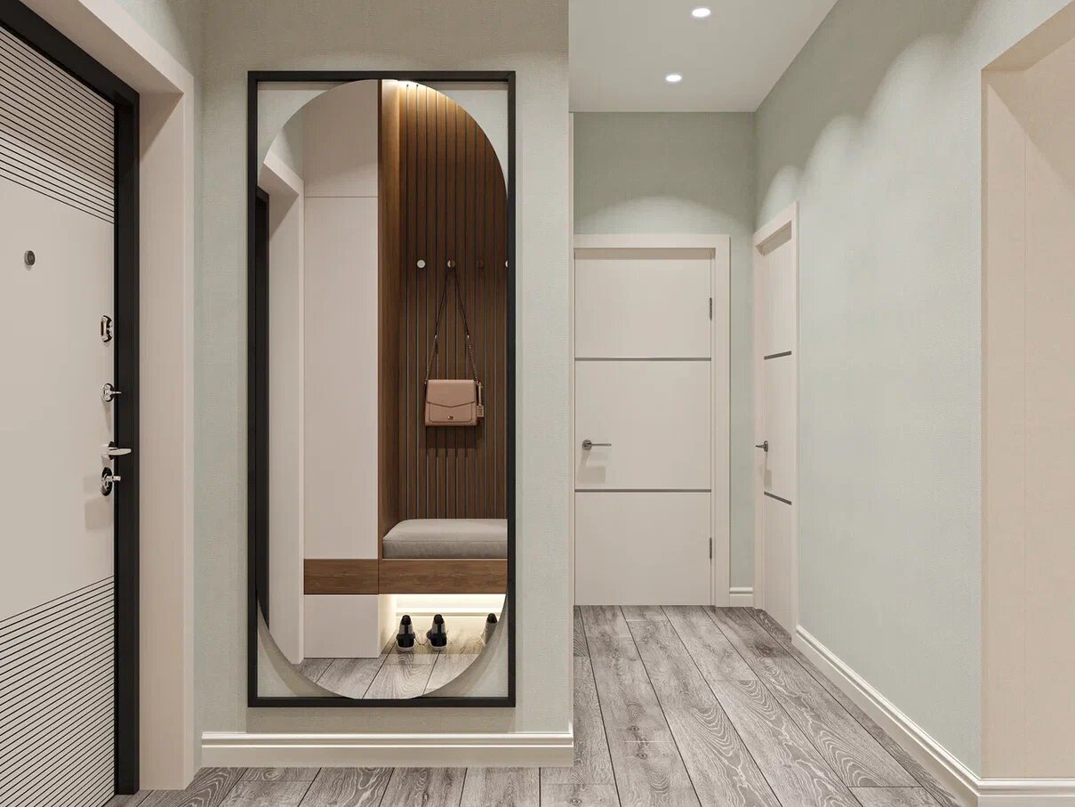 Идеи для ремонта узкого коридора