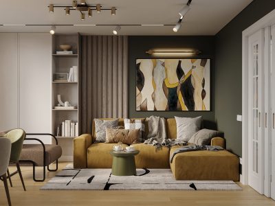 Ремонт четырехкомнатной квартиры под ключ во вторичке от компании Domeo