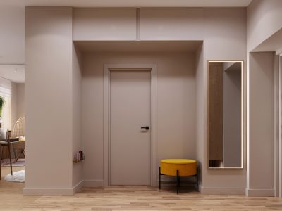 Экспресс ремонт маленькой прихожей от компании Domeo