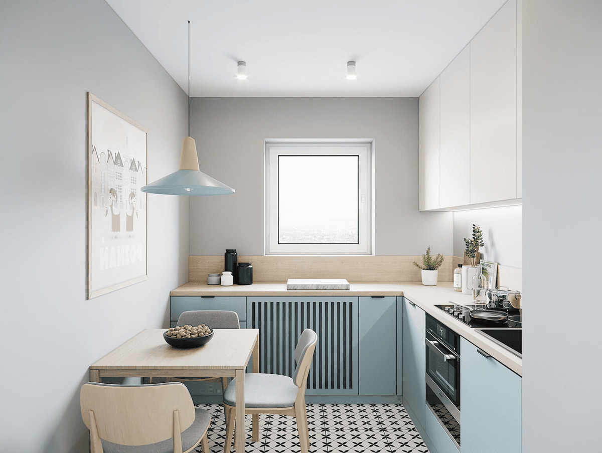 Из маленькой кухни в удобное пространство