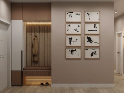 Частичный ремонт прихожей в квартире от компании Domeo