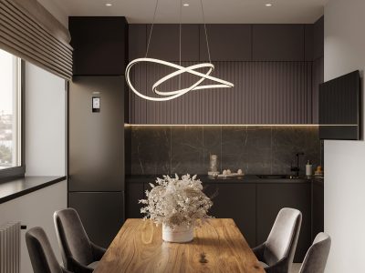 Ремонт двухуровневых апартаментов в современном стиле от Домео 