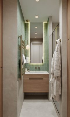 Ремонт ванной комнаты в новостройке по готовому дизайн проекту от компании Domeo