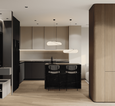 Дизайнерский ремонт квартиры 35 кв м от компании Domeo