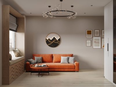 Ремонт квартиры евродвушки 35 кв м от компании Domeo