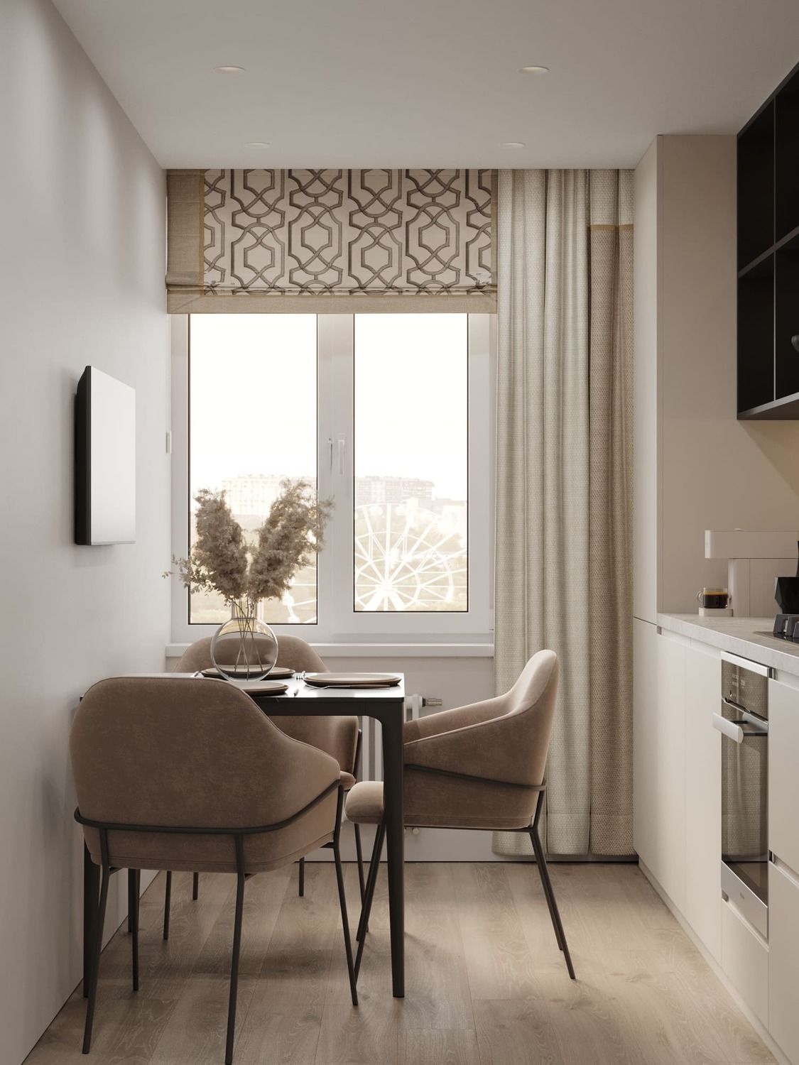 Частичный ремонт квартиры в кухне от компании Domeo