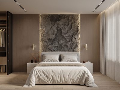 Ремонт спальни в квартире 100 кв м от компании Domeo