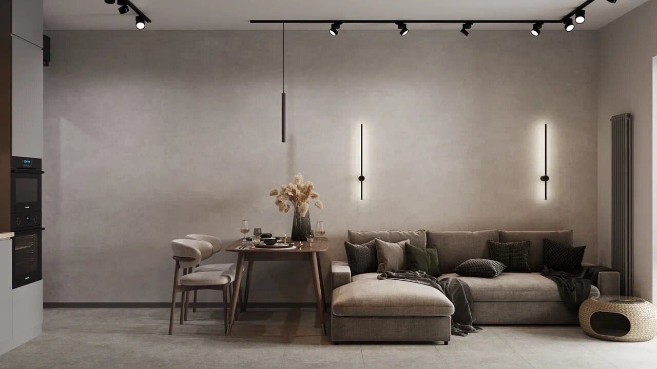 Как декорировать стены шпаклевкой