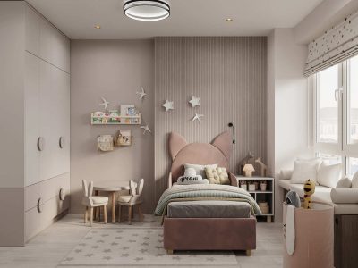 Ремонт детской в квартире 100 кв м от компании Domeo