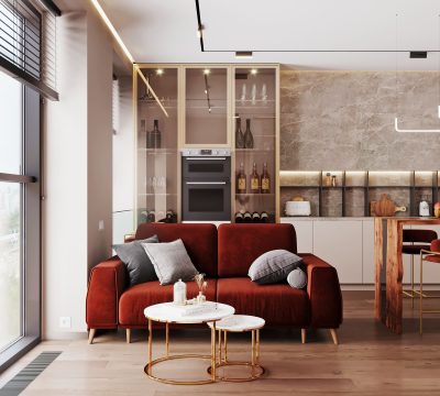 Ремонт квартиры в современном стиле и стиле неокласика от компании Domeo