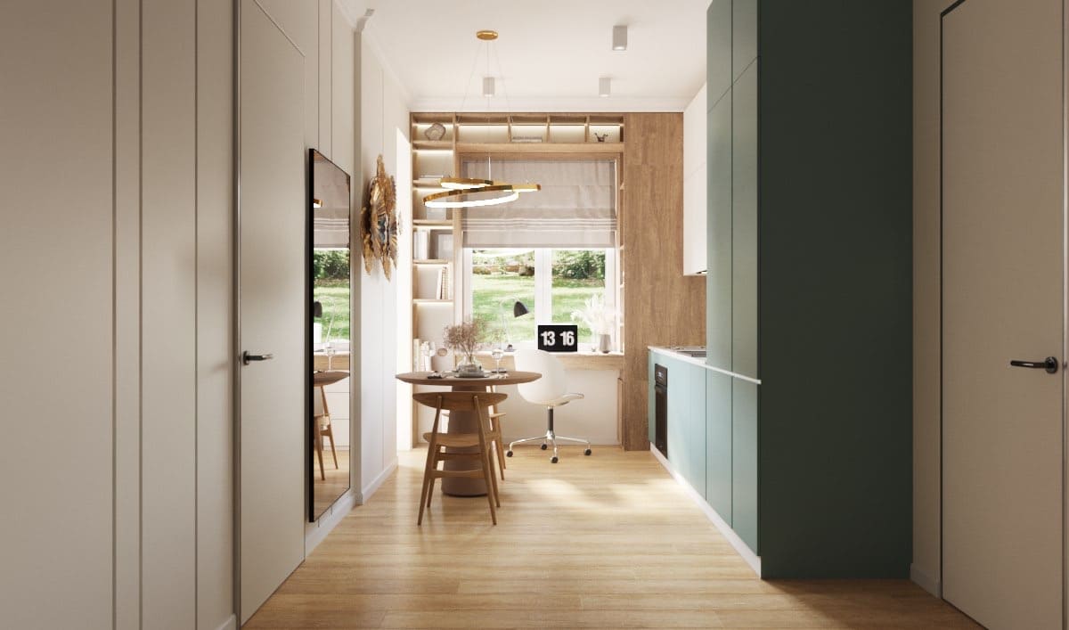 Ремонт квартиры 51 кв м под ключ от компании Domeo