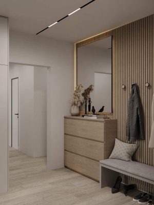 Ремонт маленькой прихожей в небольшой квартире от Domeo