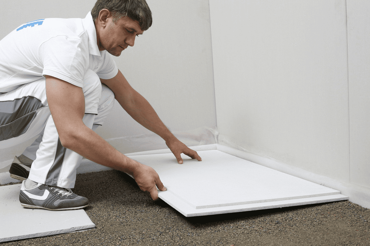 Выравнивание пола сухой стяжкой