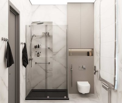 Капитальный ремонт ванной комнаты в сталинке от компании Domeo