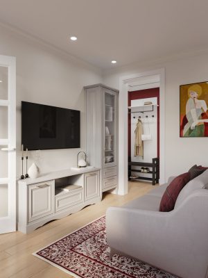 Ремонт гостиной 14 кв м от компании Domeo