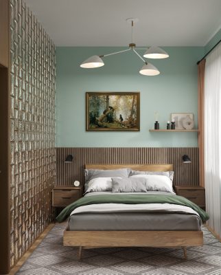 Ремонт спальни 14 кв м от компании Domeo