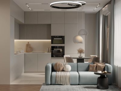 Ремонт квартиры в современном стиле и стиле минимализм от компании Domeo