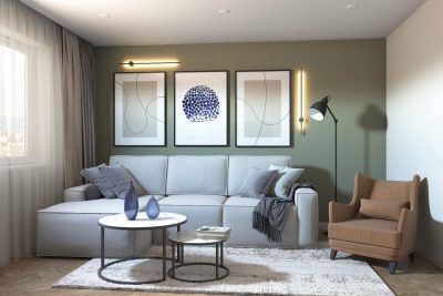 Ремонт квартиры после пожара с мебелью и материалами от компании Domeo