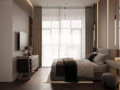 Ремонт квартиры в стиле джапанди и модерн от компании Domeo