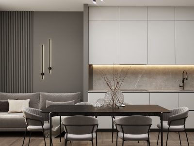 Ремонт квартиры в стиле кантри и минимализм от компании Domeo