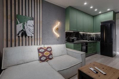 Услуги по дизайнерскому ремонту однокомнатных квартир в Москве под ключ от Домео