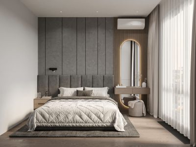 Дизайн и ремонт квартиры в сером стиле от компании Domeo