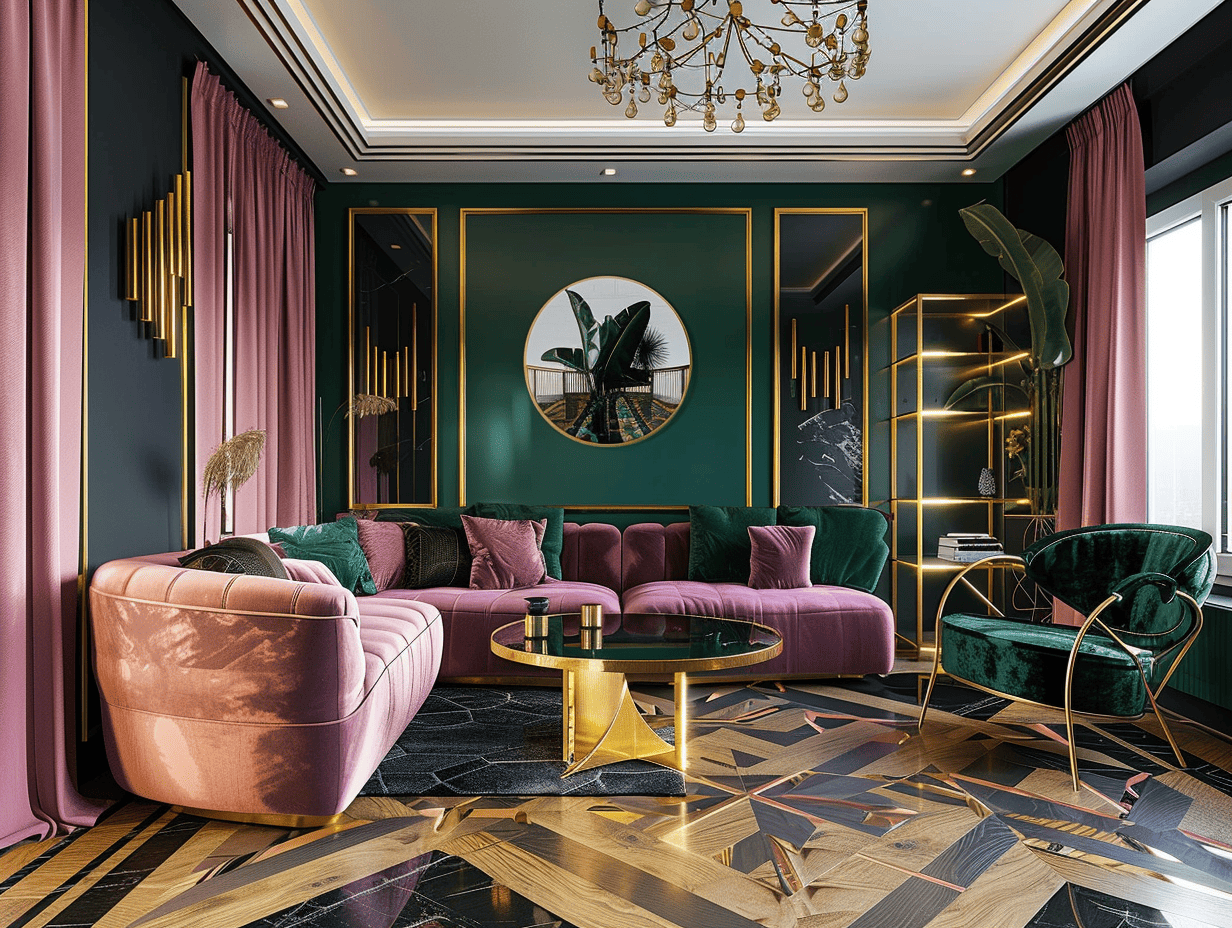 Ремонт квартиры в гостиной в стиле фьюжн от компании Domeo