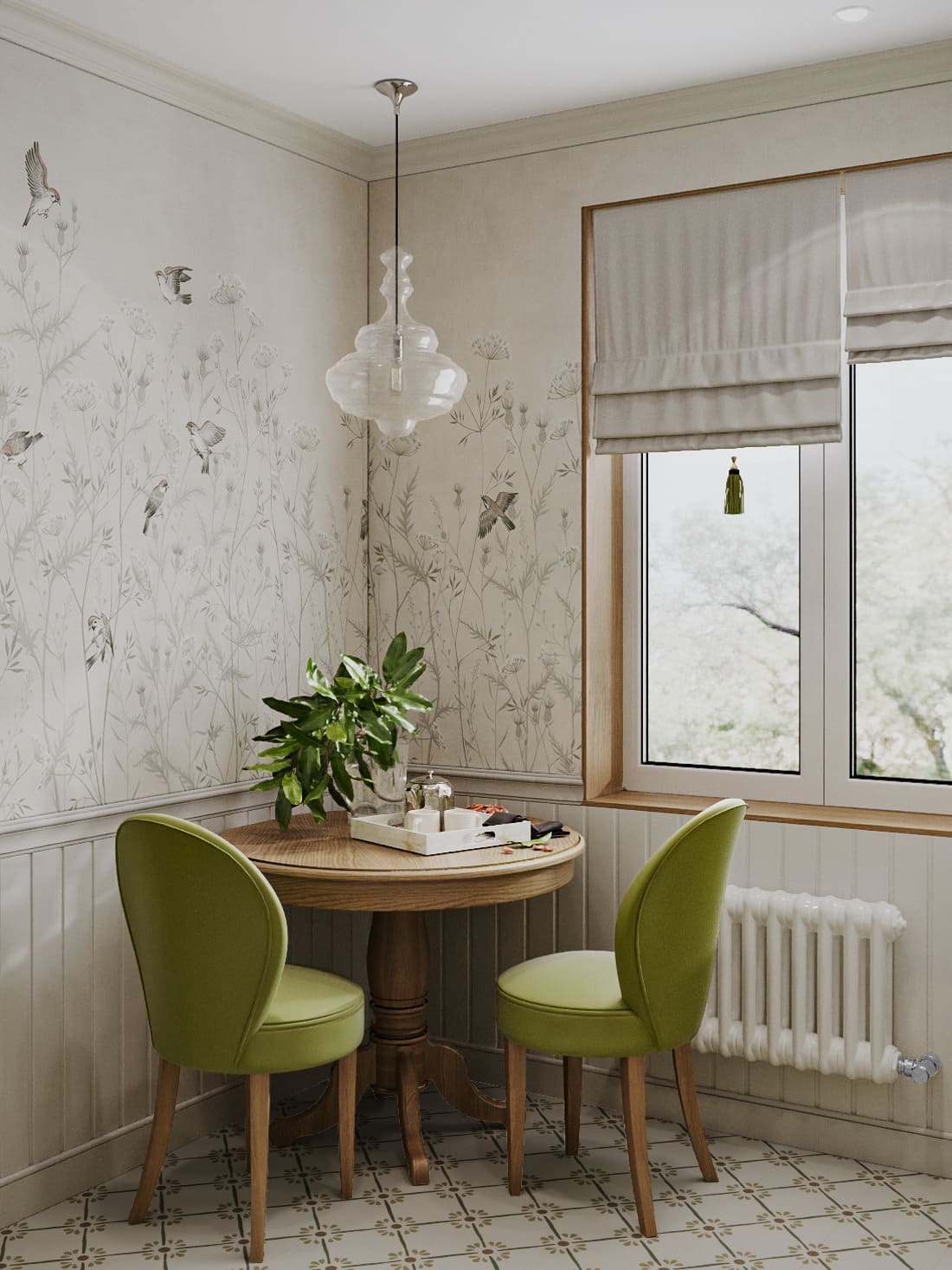 Ремонт квартиры в кухне в стиле кантри от компании Domeo