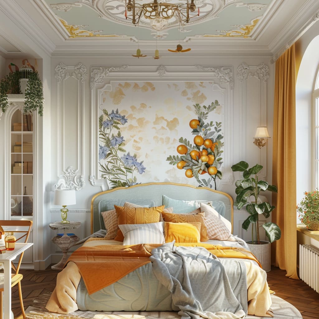 Ремонт квартиры в спальне в стиле прованс от компании Domeo