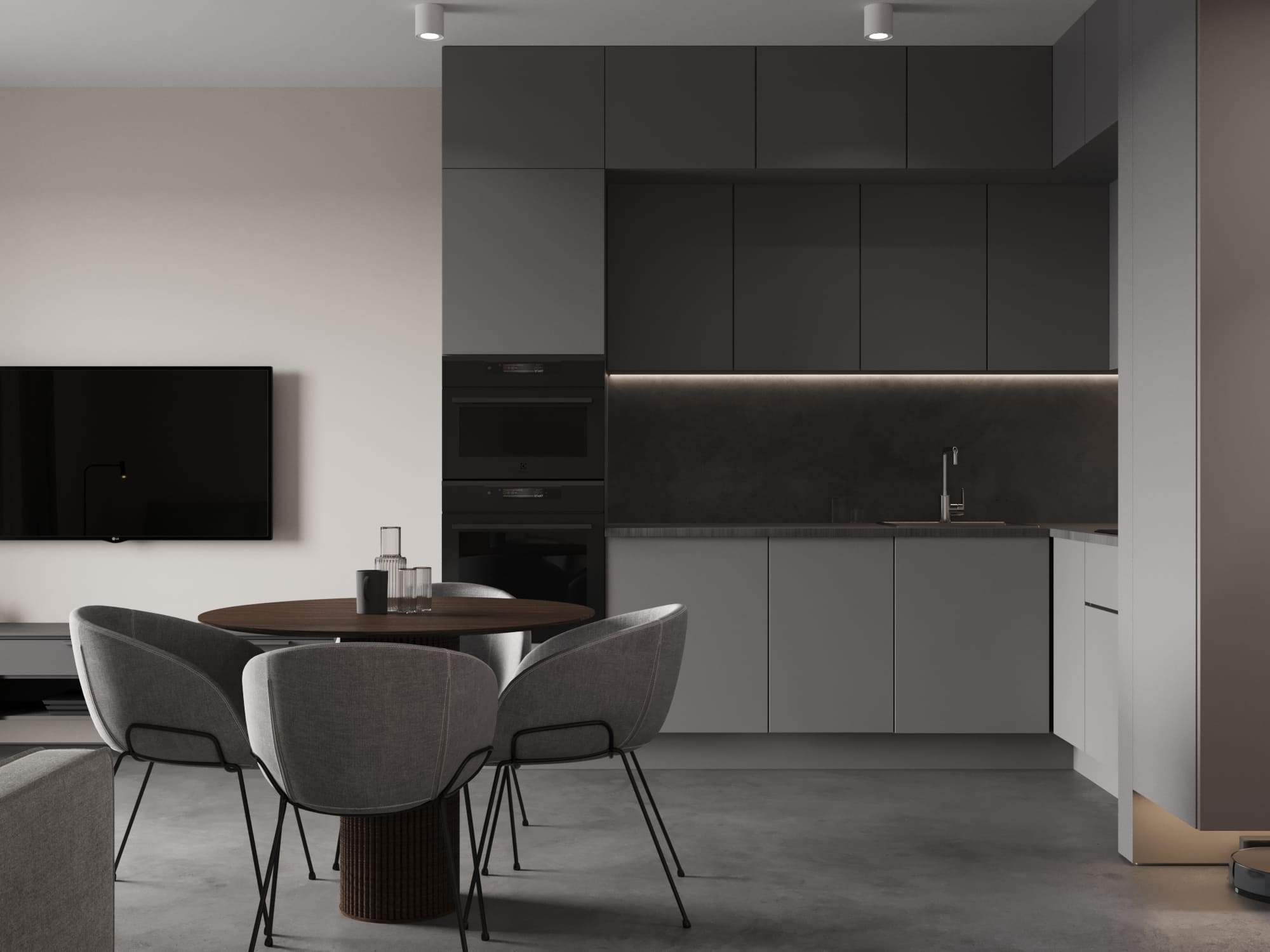 Ремонт квартиры в стиле минимализм от компании Domeo