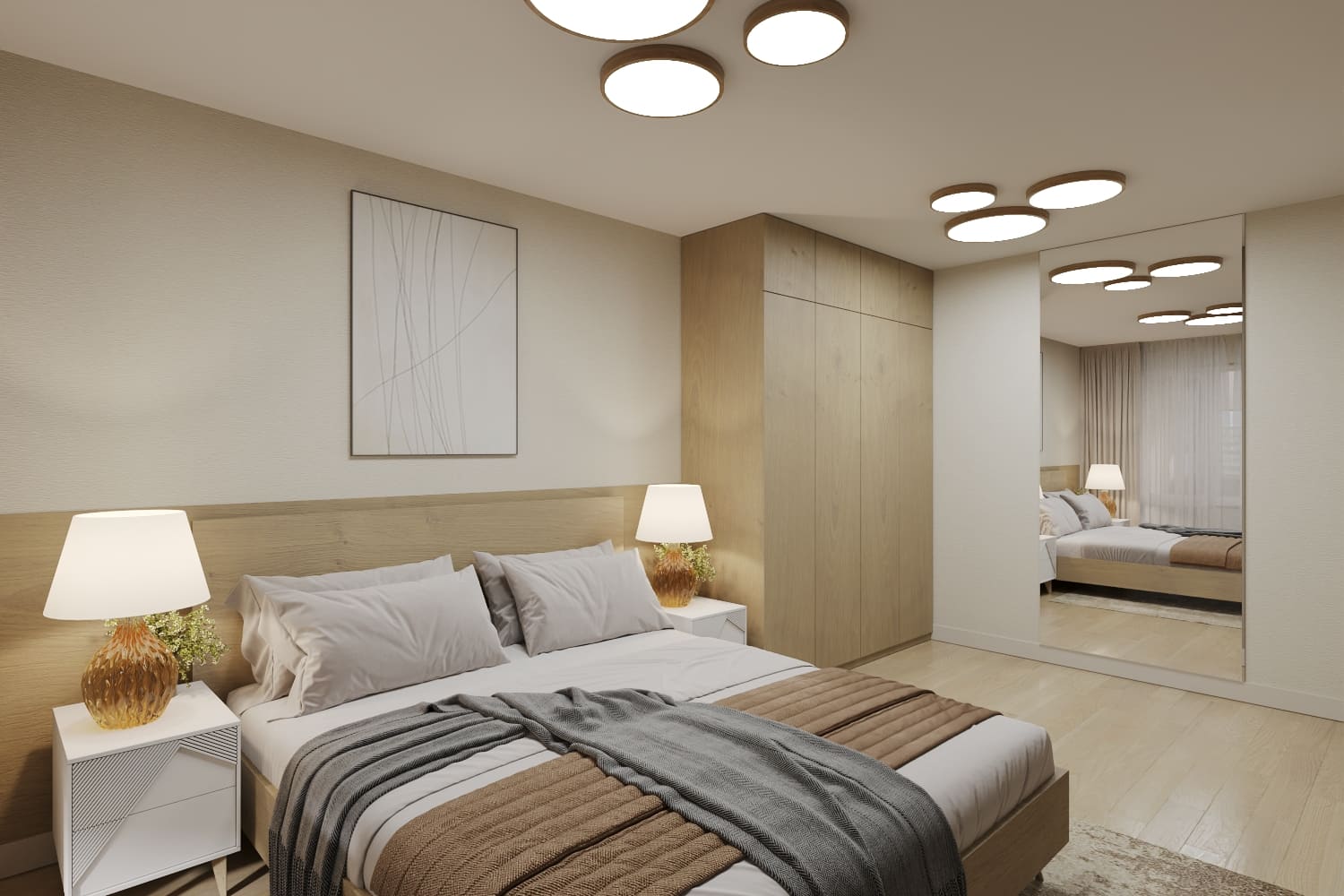 Ремонт квартиры в спальне в средиземноморском стиле от компании Domeo