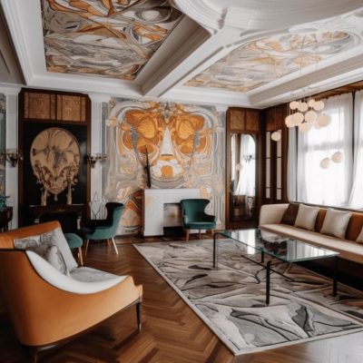 Ремонт квартиры в стиле эклектика и ар-нуво от компании Domeo