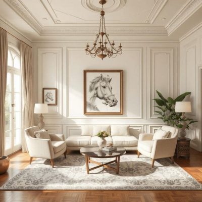 Ремонт квартиры в стиле бидермейер и барокко от компании Domeo