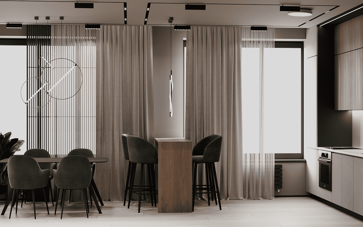 Дизайн-проект квартиры в стиле минимализм