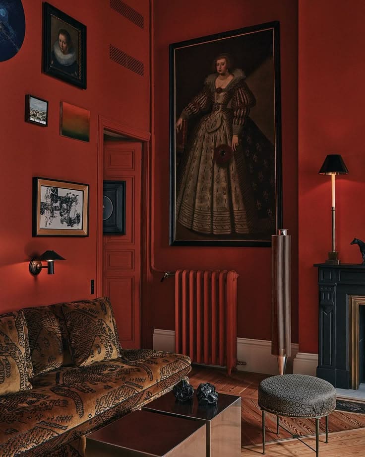 Ремонт квартиры в гостиной в стиле маньеризм от компании Domeo