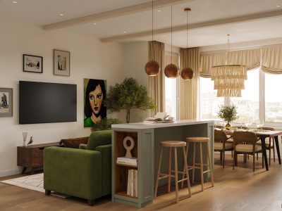 Ремонт квартиры в стиле минимализм и скандинавском стиле от компании Domeo