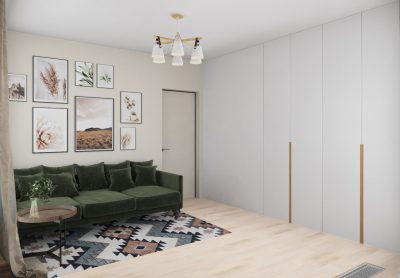 Ремонт однокомнатной квартиры от застройщика ПИК в Подмосковье от компании Domeo