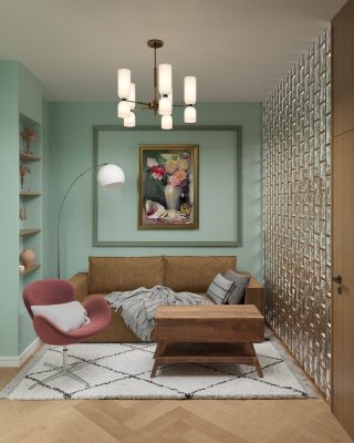 Ремонт квартиры в стиле минимализм и советском стиле от компании Domeo