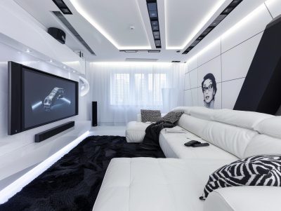 Ремонт квартиры в средиземноморском стиле и стиле хайтек от компании Domeo