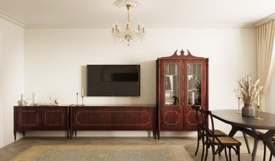 Дизайн и ремонт квартиры в стиле ретро от компании Domeo