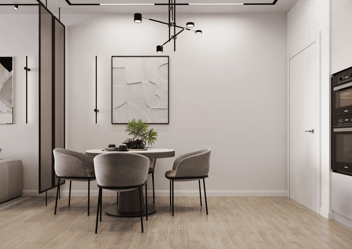 Обзор ремонта квартиры в стиле контемпорари