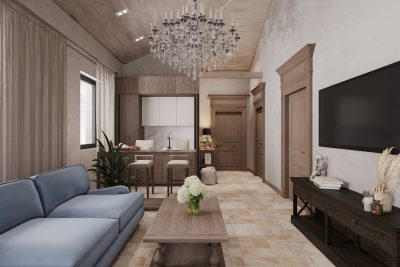 Ремонт квартиры в стиле гранж и средиземноморском стиле от компании Domeo