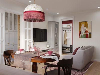 Евроремонт однокомнатной квартиры от застройщика ПИК от компании Domeo