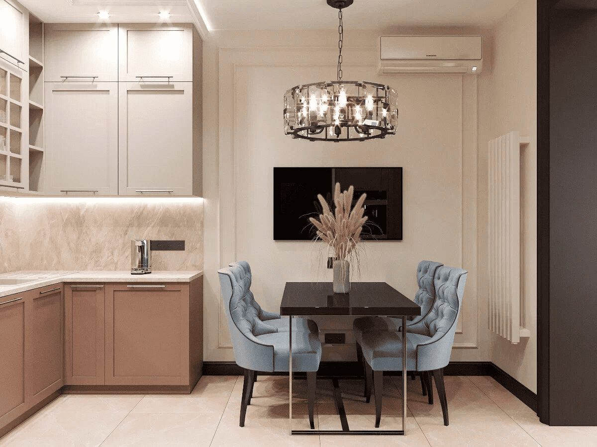 Ремонт двухкомнатной квартиры в стиле неоклассика