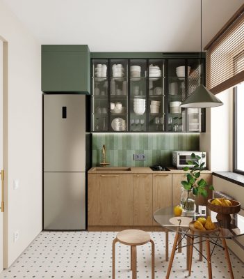 Ремонт квартиры 21 кв м в современном стиле от компании Domeo