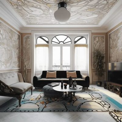 Ремонт квартиры в стиле ретро и ар-нуво от компании Domeo