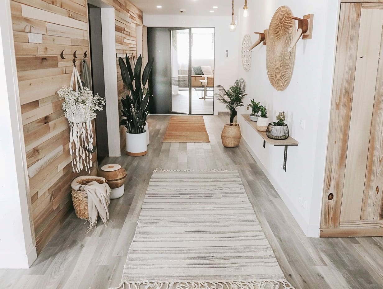 Ремонт квартиры в коридоре в стиле бохо от компании Domeo