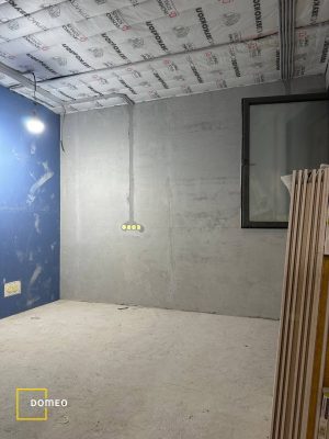 Покраска стен и механизированная штукатурка от компании Domeo